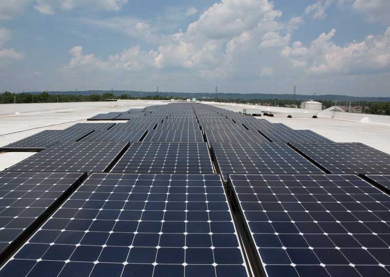 QTS Piscataway solar panels